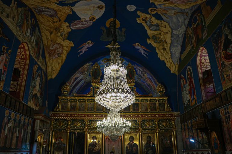 Said to be the third oldest church in the Middle East, 17 people were killed here in an Israeli airstrike on October 19