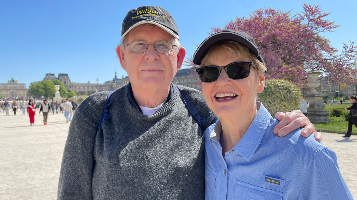 Rick and Barbara Wilson in Paris