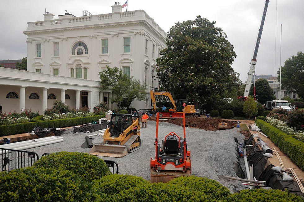 New Flag Poles Installed On White House Grounds