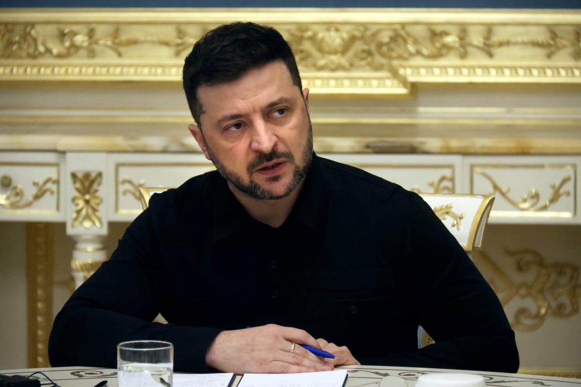 Briefing of Ukrainian President following Staff meeting in Kyiv