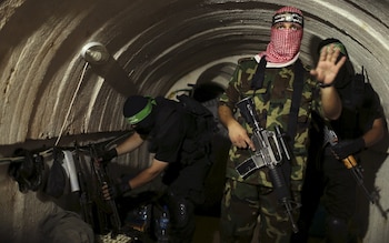 Scores of Hamas fighters are believed to be in tunnels
