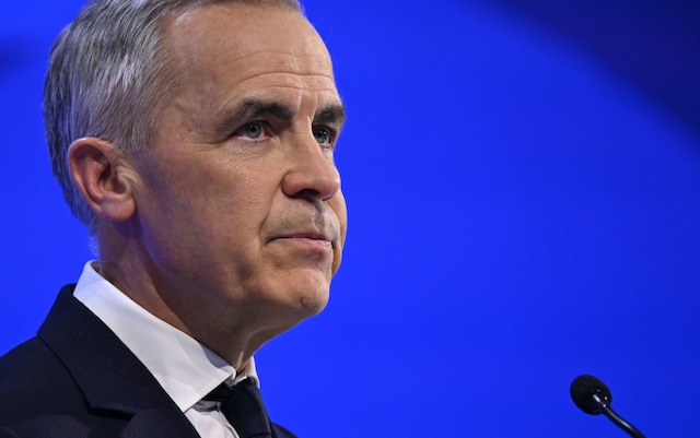 Mark Carney said there had been a 'rupture in the world order' after Donald Trump demanded to take over Greenland